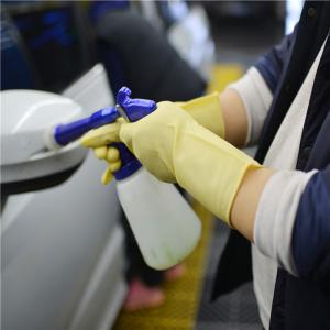 Quality Yellow Reusable Industrial Rubber Gloves Multi Purpose Wrist Protection wholesale