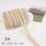 Christmas Brown Burlap Ribbon 5mm-45mm Wired Burlap Ribbon