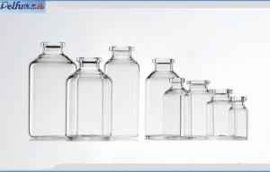 Quality Antibiotics / Infusion Pharmaceutical Glass Packaging Bottle With Aluminium Plastic Cap wholesale