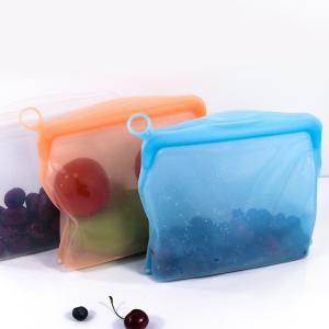 Quality 3 Pack Food Grade Silicone Reusable Food Storage Bag wholesale