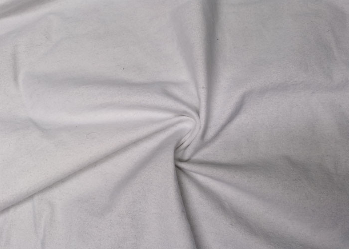 White 100% Cotton Flannel Fabric Print For Bedding And Cover