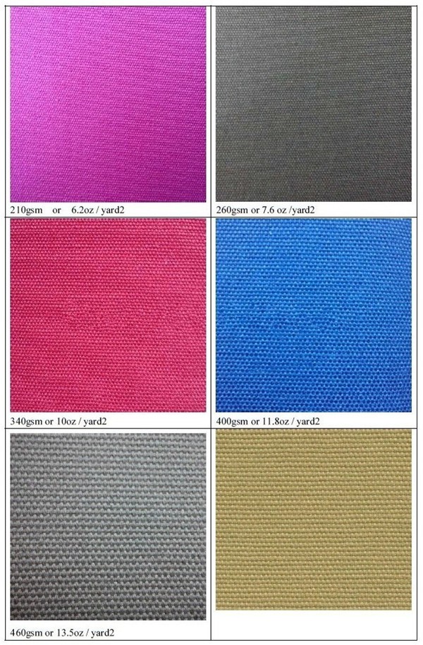 Colorful Home Textile Tent Canvas Fabric Harmless And Breathable Material