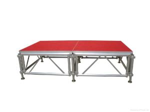 Quality Exhibition Portable Moving Stage Platform / Aluminum Concert Stage wholesale