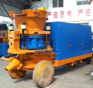 Quality Diesel Engine Drive Dry Shotcrete Machine Four - Point Clamping Device wholesale