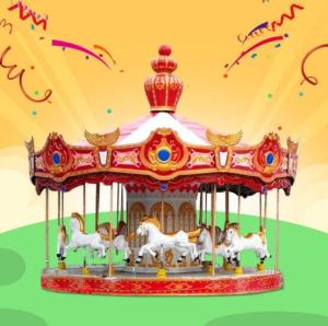 Quality christmas carousel high-quality hot-selling carousel horse for sale kids merry go round animal horse wholesale