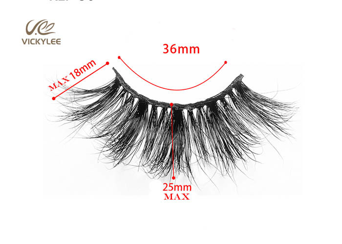 Fan Shaped Plastic Cotton Stalk 18MM 7D Volume Lashes