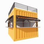 Wall 50/75/100mm Wave Sandwich Panel 20ft/40ft Prefabricated Mobile Bar