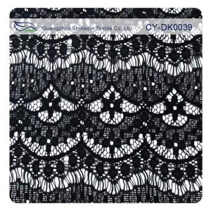 Quality New arrival nylon hollow scalloped fabric lace dress garment accessory(CY-DK0039) wholesale