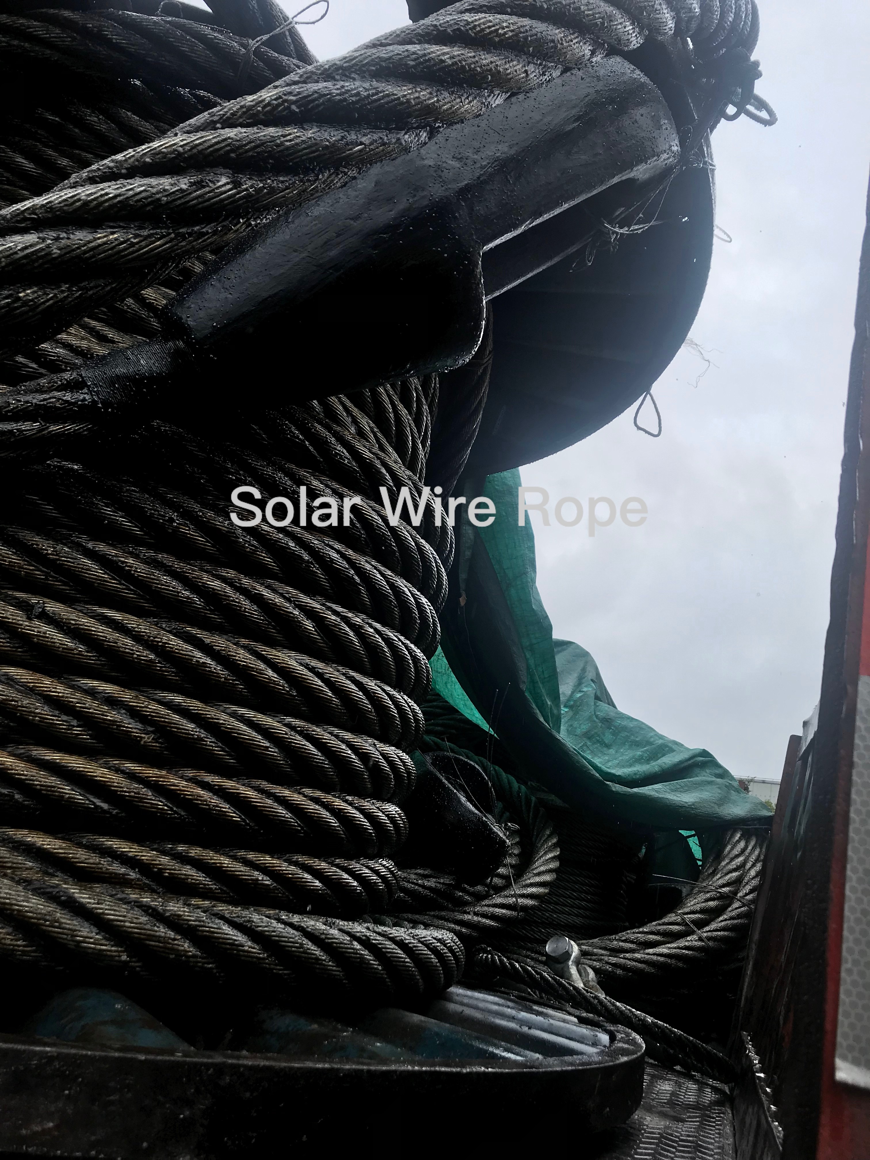 Heavy Duty Thimble Flemish 6*25 Ungalvanized Eye Wire Rope Sling