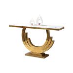 Rectangular Modern Marble Entrance Console Table Width 45cm