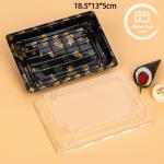 Custom Logo Restaurant Food Grade Disposable Sushi Trays For Fresh And Stylish