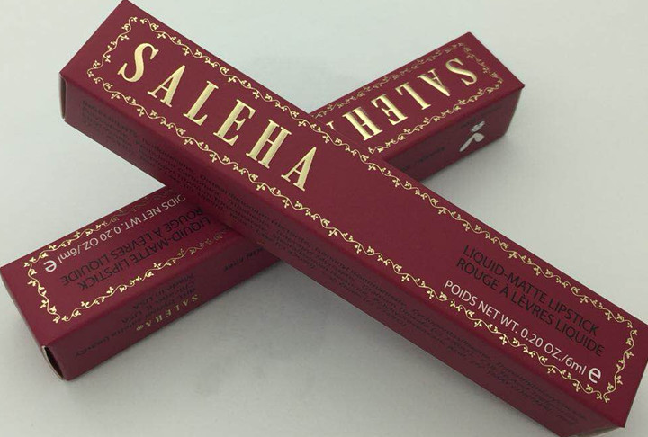 300g/M2 Cosmetic Paper Box , Matt Lamination Lipstick Paper Box