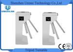 Vertical Tripod Turnstile Gate 304 Stainless Steel 24V DC Brushless Motor 50Hz