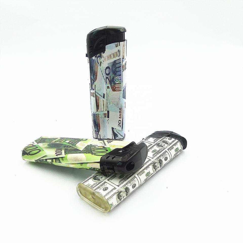 2022disposable/Refillable High Quality Colorful Good Price Cigar Lighter for Promotion Gift