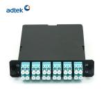 MTP / MPO LGX Fiber Optic Cassettes 12 Ports 24 Fibers OM3