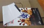 Satin Fabric Hanging Banners Colorful Coated Material Hanging Banner Signs
