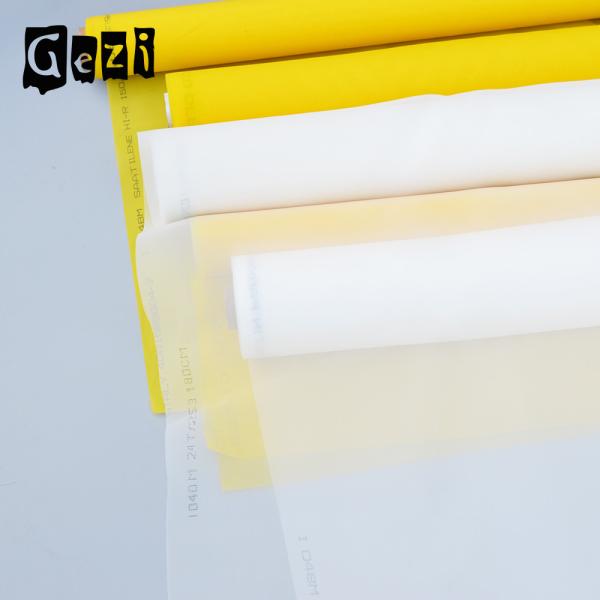 Heat Resistance Polyester Monofilament Mesh White Yellow For Cup ISO 9000
