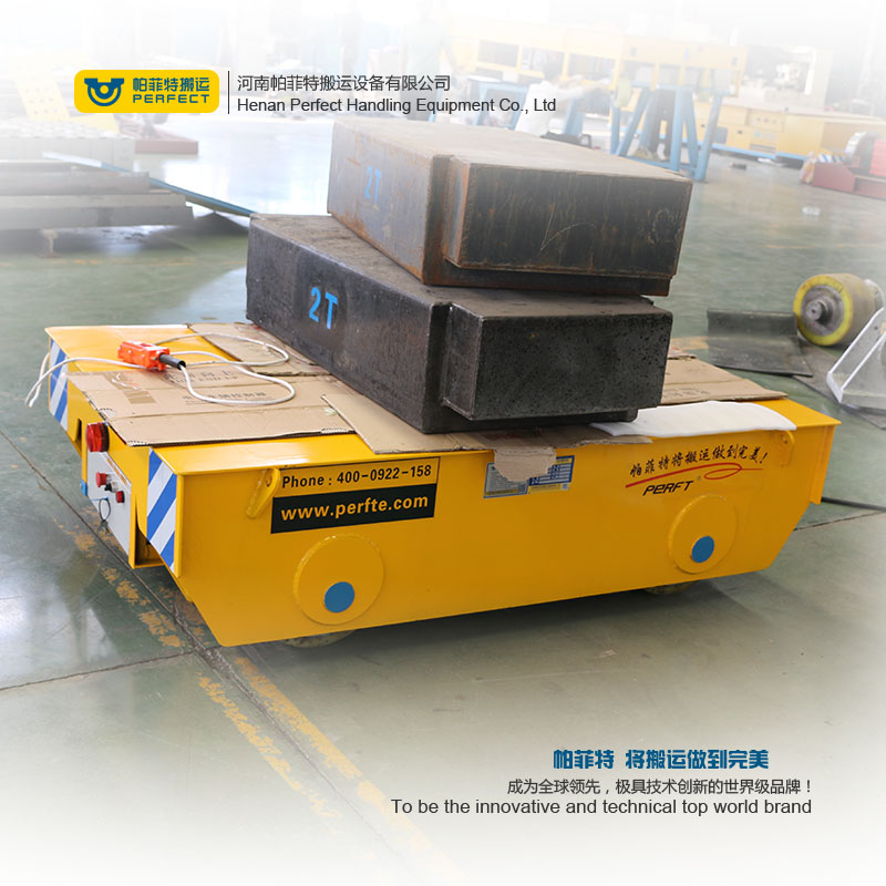  10T Cable Reel Powered Industry Standard Flat Transfer Trolley On Rail