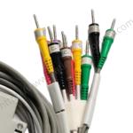 NIHON KOHDEN ECG Patient Cable BJ-961D 10 Leads IEC Color Code TPU Cable for ECG