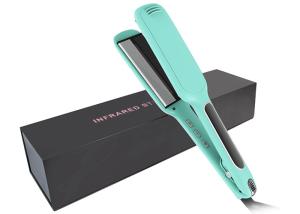 Quality Mini Infrared Titanium Flat Iron Wide Plate Fast PTC Heating wholesale