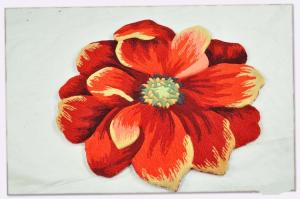 Quality Beautiful Blooming Flowers Handtufted Acrylic Carpet and Rug wholesale