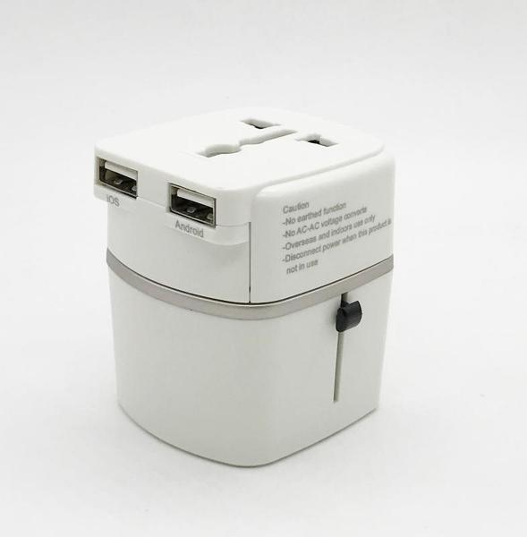 Cheap Interchangeable Plugs Android  IOS Dual USB Fast Charger for sale