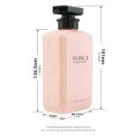 Square Hair Care 500ml Plastic Shampoo Bottle With Lotion Pump Cosmetic Plastic