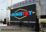 DVI VGA Rental LED Display Full Color Outdoor Ultra Slim for Video Advertising