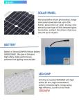 Solar Panel Solar Powered LED Street Lights for Outdoor Lighting
