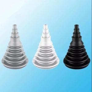 Quality Tapered Molded Custom 70 Shore A Silicone Rubber Bellows wholesale
