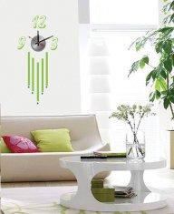 Nontoxic Novelty Digits Designer Wall Sticker Clocks 10D016