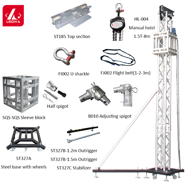 Flexible And Adaptable Aluminum Stage Roof Truss For Exhibition Display