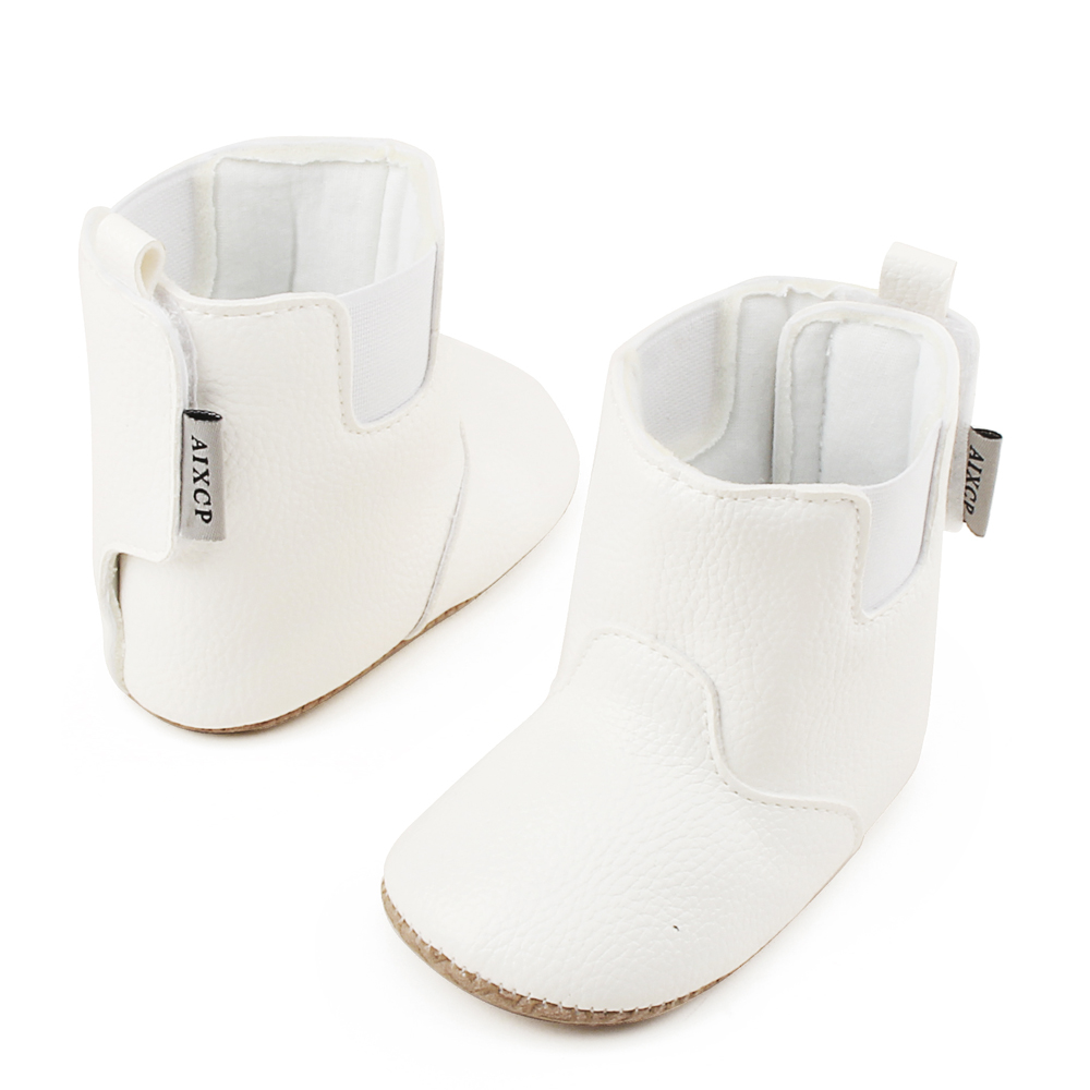 New fashion PU Leather Winter snow warm 0-2 years boy and girl Outdoor walking shoes baby booties
