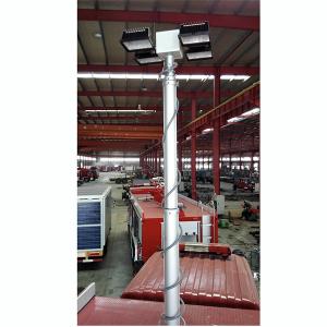 Quality pneumatic telescopic mast light tower 7.6m pneumatic telescopic mast 4x1000W halogen lamps wholesale