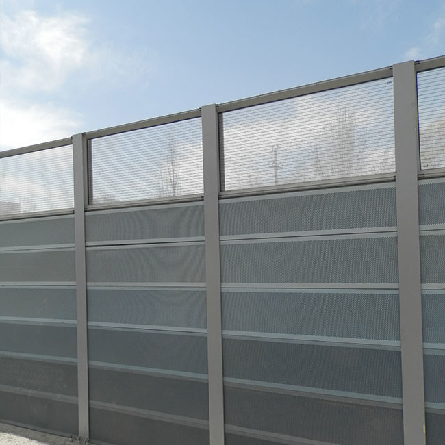 100% Mitsubishi MMA Acrylic Sheet Curved Sound Barrier Fence 12mm