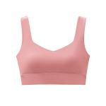 Pink Soft Sports Underwear Nylon Women Light Fitness Yoga Bra