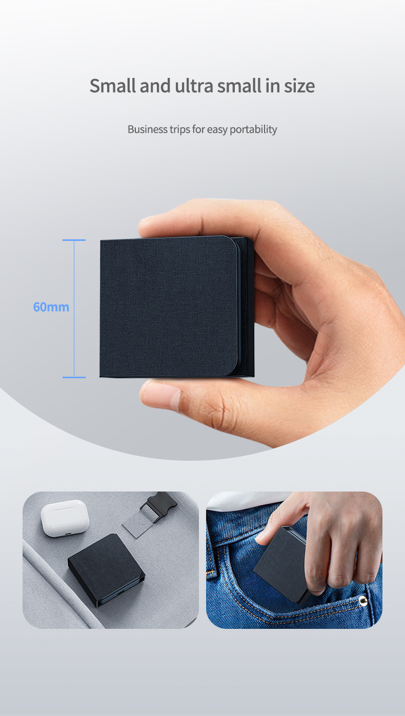 Magnetic Foldable 3-in-1 Travel Wireless Charger For Apple Devices