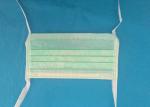 Custom 3 Ply Non Woven Face Mask , Sterile Disposable Earloop Face Mask
