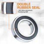 High temperature resistance 6000 Series Bearing 6001 2RS Bearing