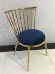 Flexible Smooth 45cm 81.5cm Stainless Steel Dining Chair