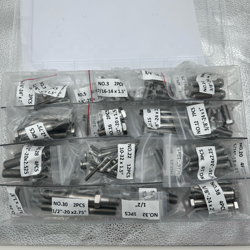 Complete Grade 8 Triple X Sprint Car Bolt Kit for Sturdy Q/C R/R S/P PLUS and Titanium Chassis 2021 Universal Fitment