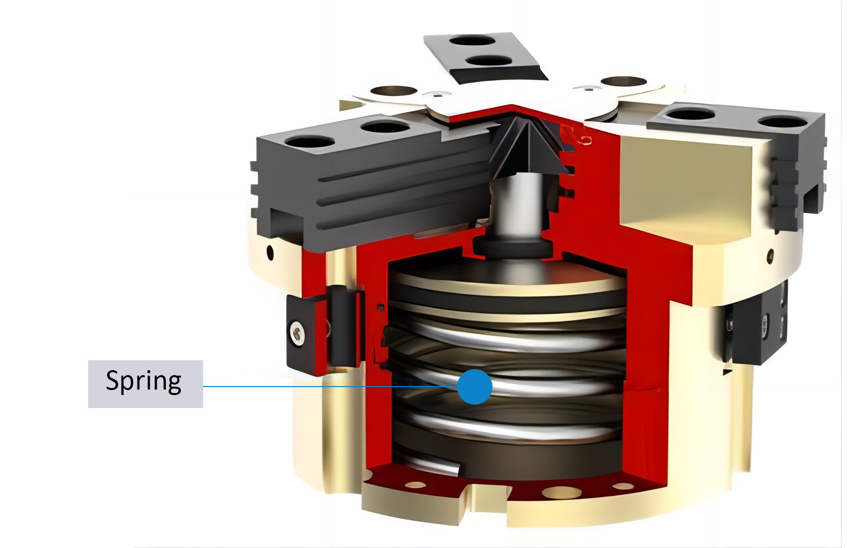 Customizable 3 Jaw Pneumatic Gripper Parallel End Of Arm Grippers