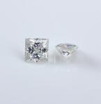 Princess Square Super Brilliant Loose Moissanite Stones 8MM Diamonds Moissanite