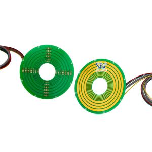 Quality Pancake Small Slip Ring Integrated 100M Ethernet 240VAC wholesale