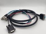 D Sub Molded Cable Assembly Electronic DB9 DB25 DB15 Cable Male To Male Female