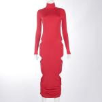 Splicing Ripped Womens Party Maxi Dresses