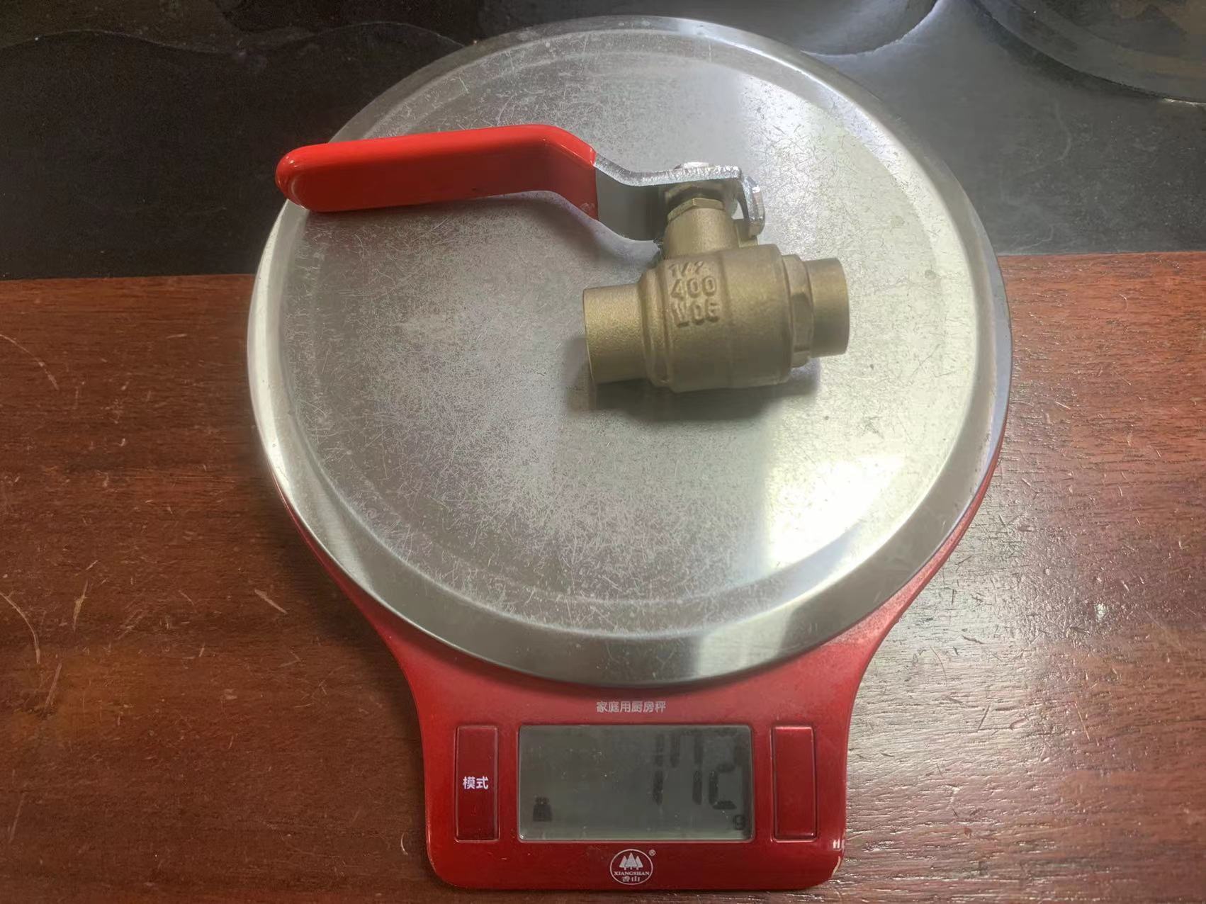 Durable 1/2 Inch Full Way Brass Ball Valve 400wog Female Threaded