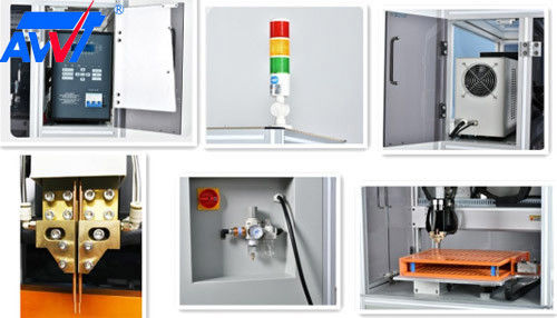 Double Side Lithium Battery Spot Welder , 32650 18650 Battery Spot Welder AC380V 5000A