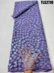 Voile Lace Fabric Senegal/Ghana Lace Organza Sequins Mesh African 100% Cotton