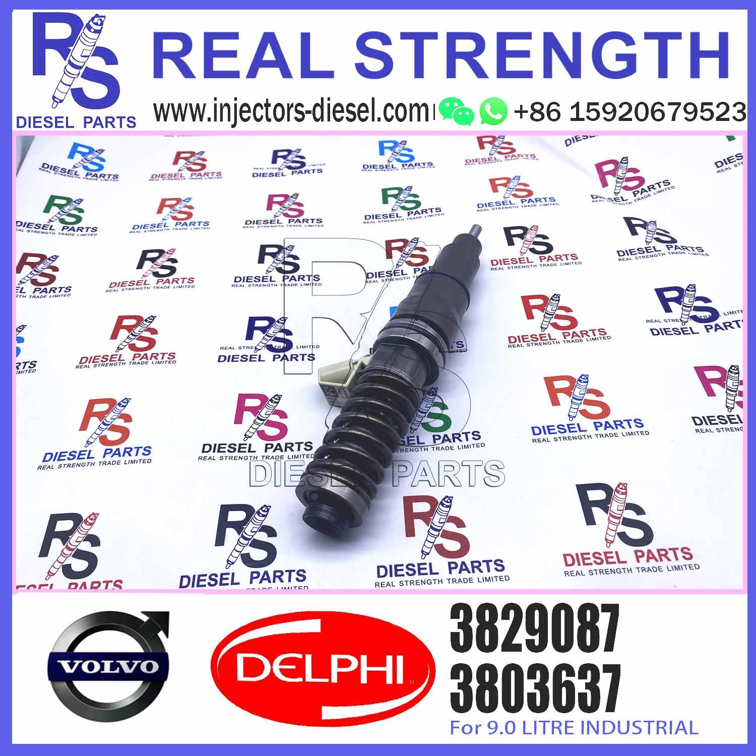 Diesel engine fuel injector 3829087 common rail injector nozzle 3829087 for diesel engine
